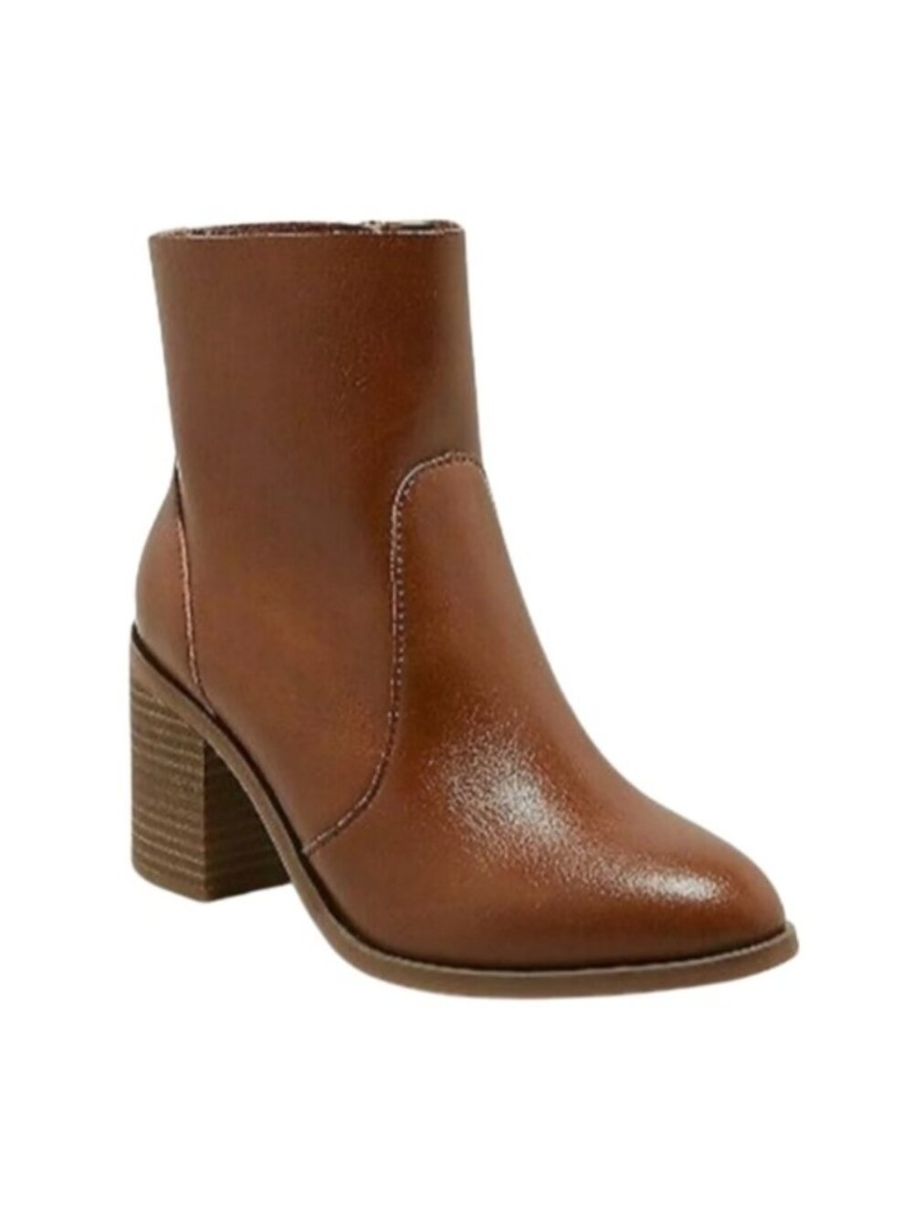 Universal Thread Cognac Cleo Ankle Boots, Size 10